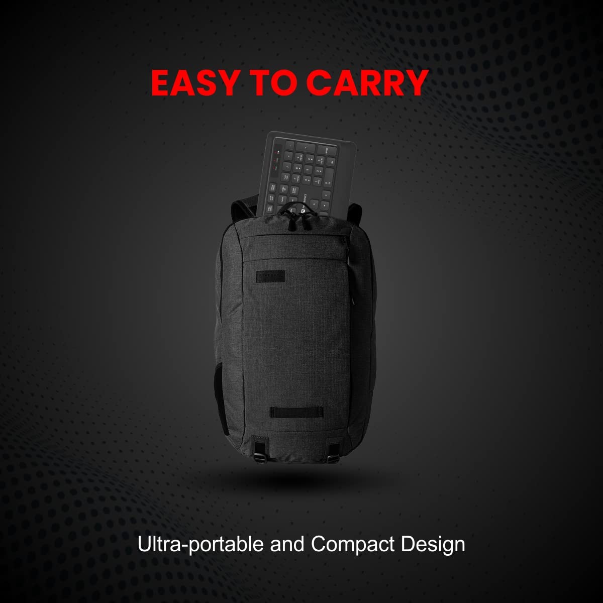 Portronics Key5 Combo Multimedia Wireless Keyboard & Mouse Combo (Blac