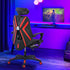 Lazer Pro Gaming Chair With Leg Support In Knitted Mesh Fabric