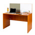 Luka Desk with White Board Marker and Pin Up Board (Oxford Cherry)