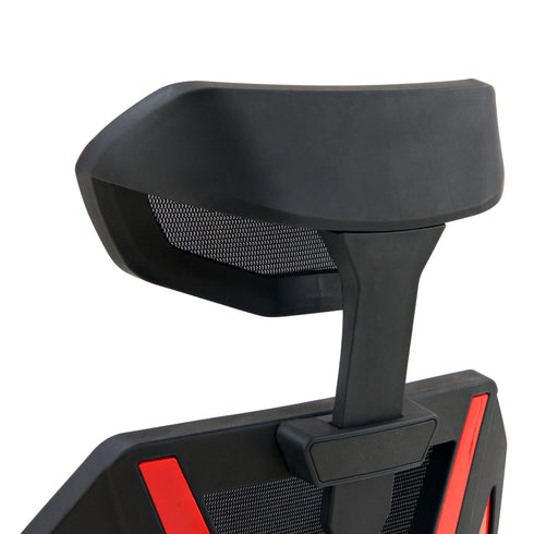 Lazer Pro Gaming Chair With Leg Support In Knitted Mesh Fabric