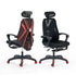 Lazer Pro Gaming Chair With Leg Support In Knitted Mesh Fabric