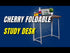Cherry Foldable Study Desk