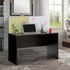 Luka Desk with White Board Marker and Pin Up Board (Flowery Wenge)