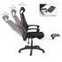 Lazer Pro Gaming Chair With Leg Support In Knitted Mesh Fabric